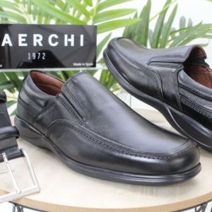 Zapato Baerchi Todo En Piel Y Ancho Especial