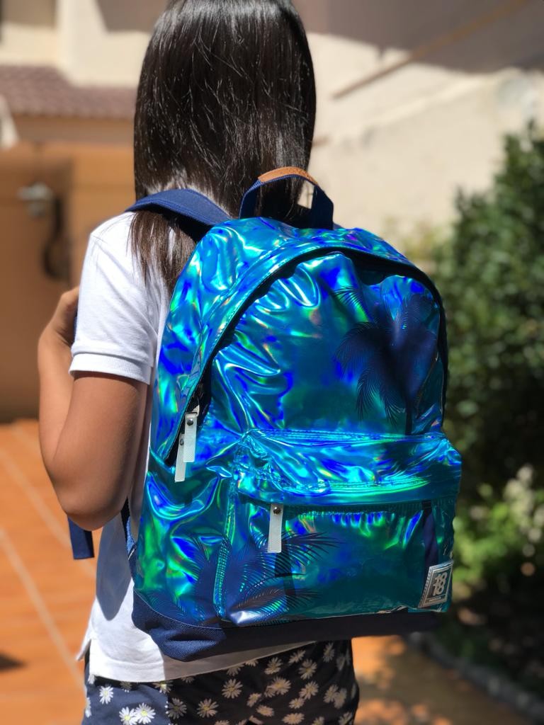 Mochila escolar Palmeras unisex - Imagen 2