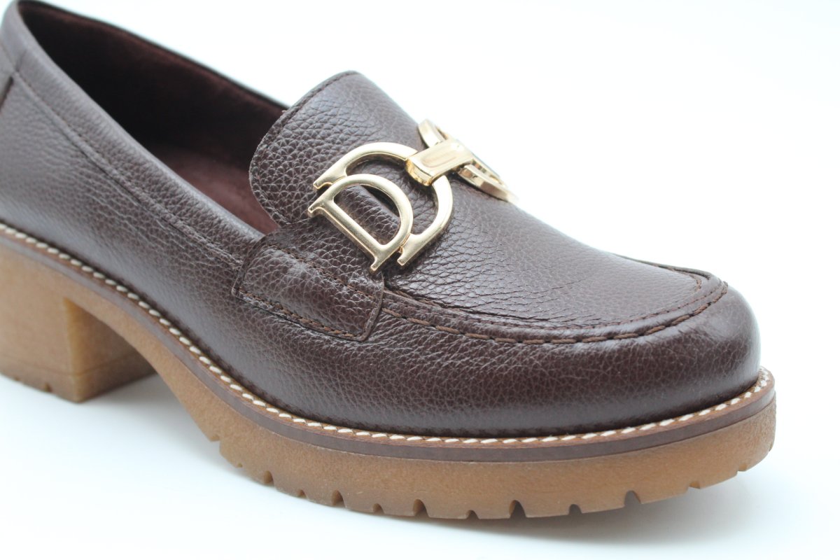 Zapato Pitillos todo en piel con piso crepé antideslizante,ref20520 - Imagen 6