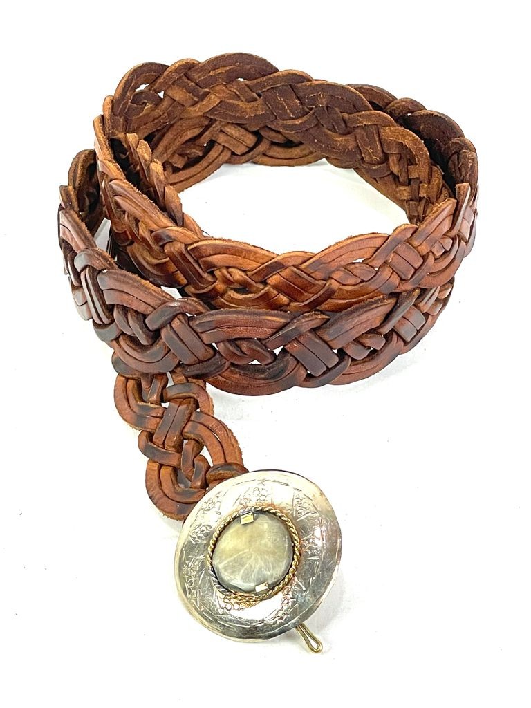 Cinturón artesanal de piel PEQ - Imagen 4