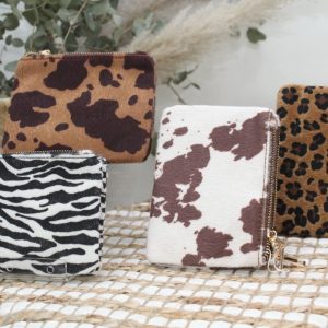 Monedero con doble cremallera con pelito,ref309386