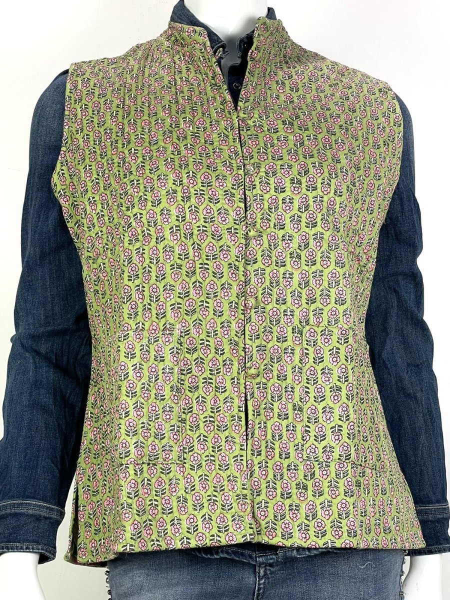 Chaleco bohemio étnico reversible - Imagen 6