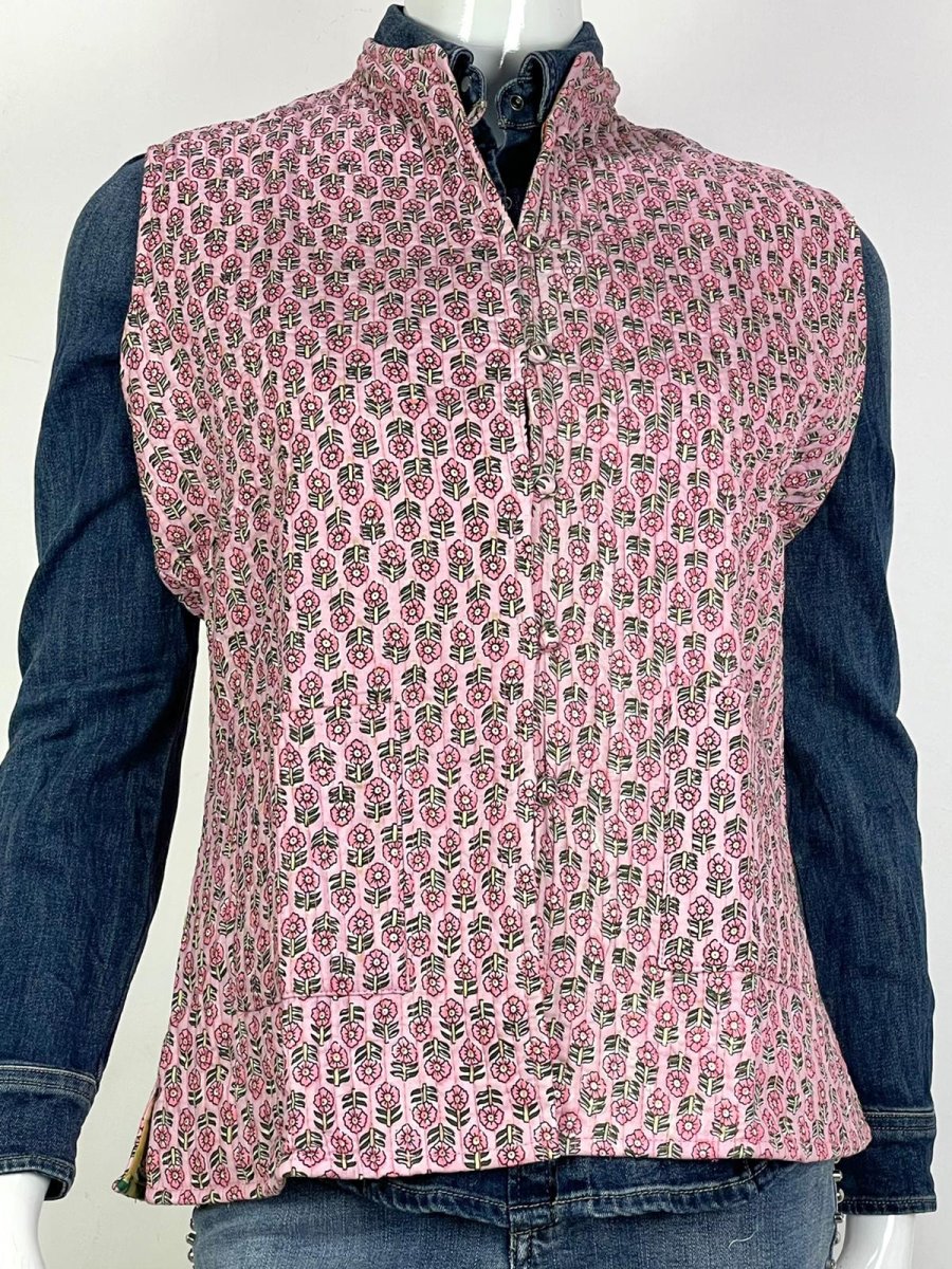 Chaleco bohemio étnico reversible - Imagen 3