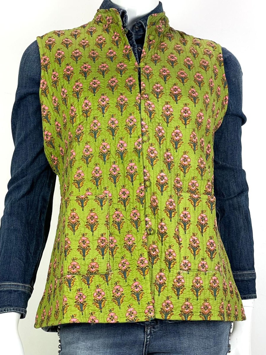 Chaleco bohemio étnico reversible - Imagen 5