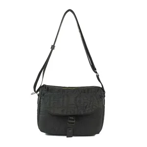 Bolso CACHAREL · Bandolera Mediana Nylon · Color Negro