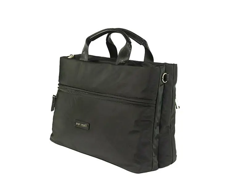 Bolso PEPE MOLL · NYLON · Bandolera Mediana y Vegana · Color Negro - Imagen 4