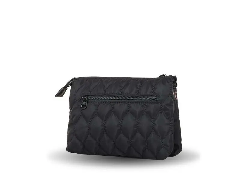 Bolso VENTIS · Bandolera Mediana con Monedero · Color Negro - Imagen 3