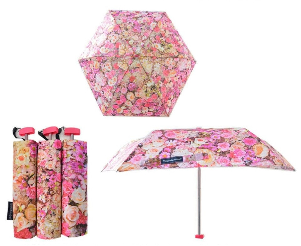 Paraguas Reducidos estampado flores - Imagen 2