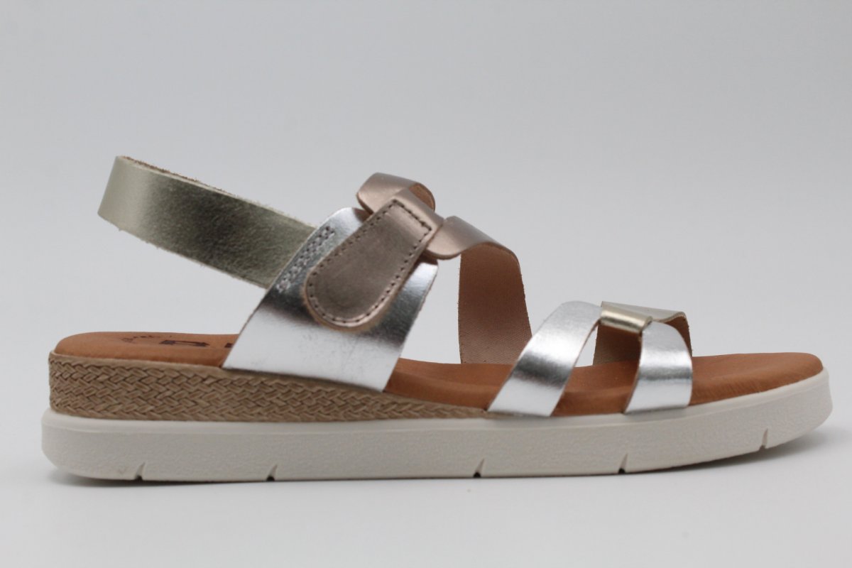 Sandalia Nacional toda en piel y planta de gel con velcro,¡Top Ventas!, ref237 - Imagen 8