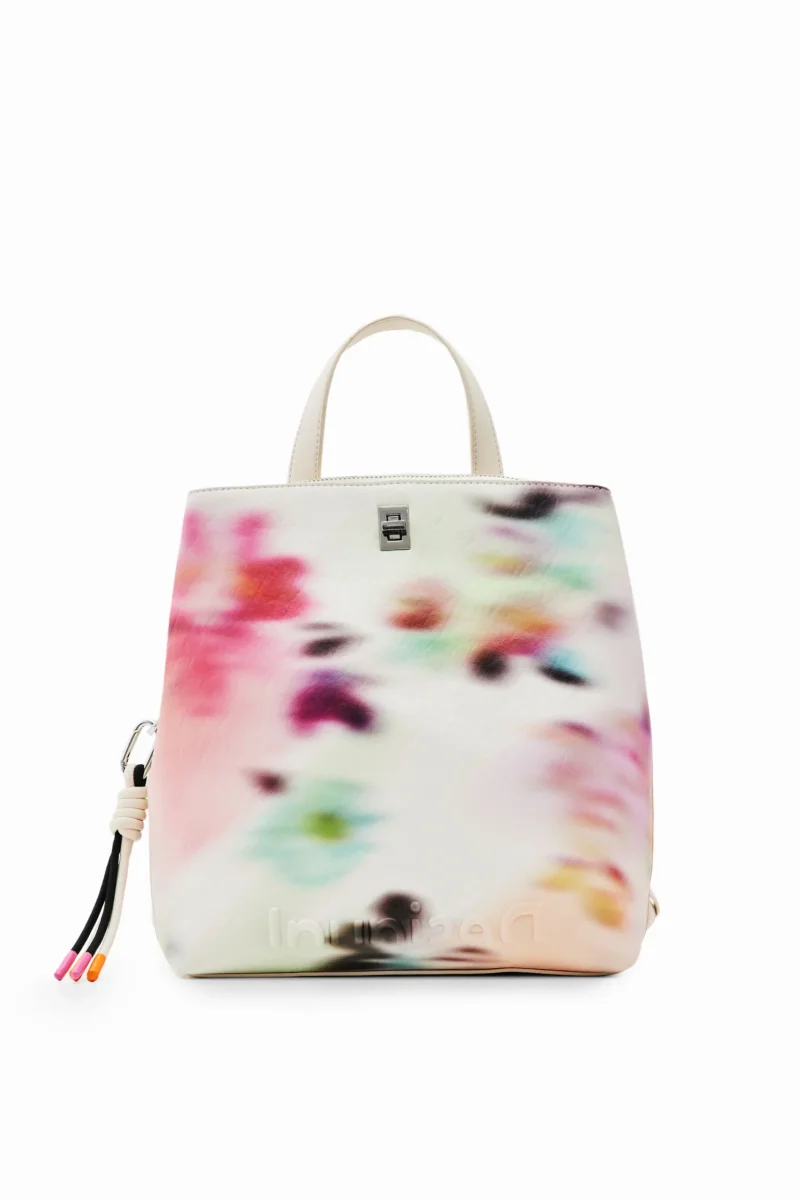 DESIGUAL – Mochila bolso Desigual Acidule Sumy Mini estampado floral mujer - Imagen 9