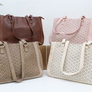 Bolso en suave poli piel picadita,ref68011