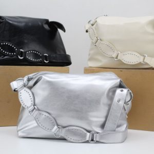 Bandolera en suave poli piel con brillo,ref67975