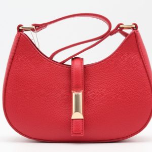 Bandolera en suave poli piel con detalles metalizados,ref6135