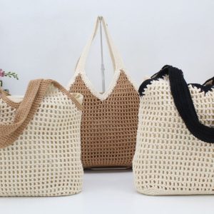 Bolso-Bandolera crochet combinado,ref3605