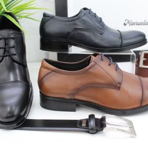 Zapato de Vestir para Hombre Baerchi, Todo en Piel y 100% Fabricación Española