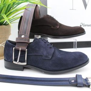 Blucher Baerchi  Piel De Ante Micro Punto,Ref1201