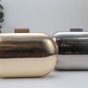 Cartera fiesta metalizada efecto espejo,ref20781