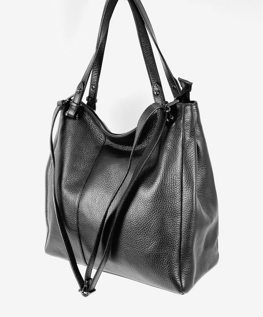 Bolso de piel clásico de doble asa - Imagen 4