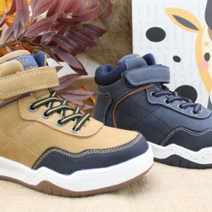 BOTA POLIPIEL CON CORDÓN ELASTICO Y VELCRO,REF385