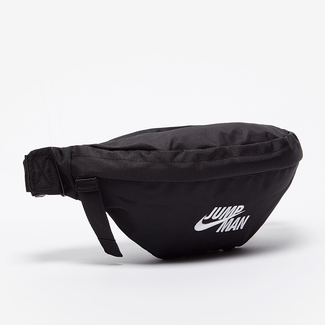 NIKE – Riñonera Jordan Jumpman Negra x Nike Crossbody Bag Unisex 29x14cm Ajustable Gym Viaje Casual - Imagen 4