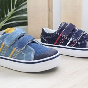 ZAPATILLA LONA CON VELCRO,DEL 23 AL 35,REF540