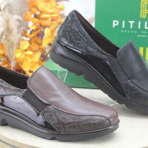 ZAPATO PITILLOS TODO EN PIEL SÚPER CÓMODO,REF5304
