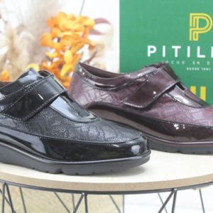 ZAPATO PITILLOS TODO EN PIEL MUY CÓMODO,REF5303