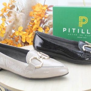 ZAPATO  PITILLOS PLANITO TODO EN PIEL,REF5430