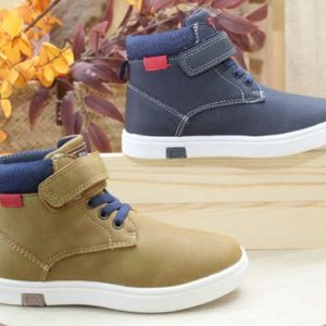 BOTA NIÑO CASUAL CORDON ELASTICO Y VELCRO,REF382