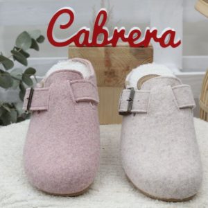 Zueco para casa anatómico de la marca cabrera con piso vulcanizado,ref3216