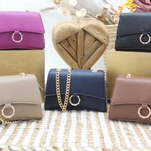BANDOLERA  EN SUAVE POLIPIEL CON DORADO REF73367