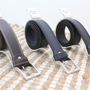 Cinturón para hombre en piel vacuno