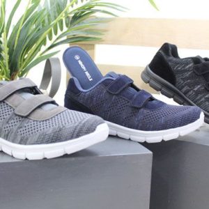 Sneakers con plantilla memory y cierre velcro,ref3252/1