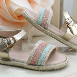 Sandalia Con Adorno Esparto,Del 20 Al 31,Ref179