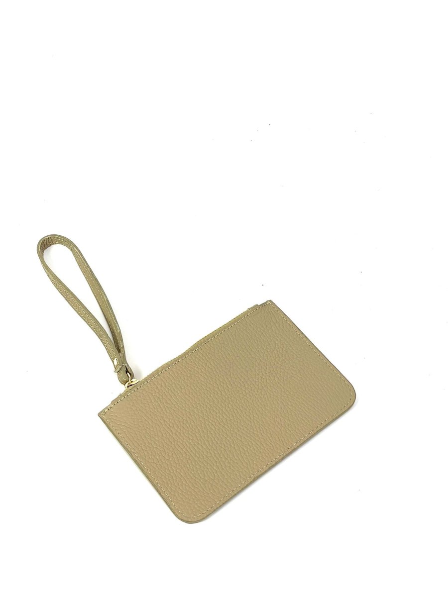 Cartera de mano de piel para pasaporte - Imagen 7