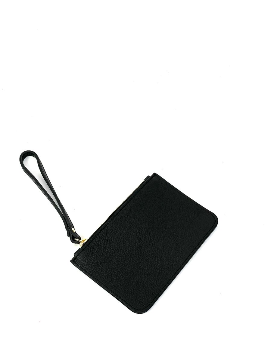 Cartera de mano de piel para pasaporte - Imagen 9