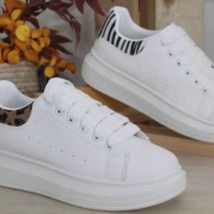 SNEAKERS POLIPIEL CON TRIPLE PISO DE 4.5CM REF8826