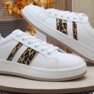 SNEAKERS BASICA CON TALÓN ANIMAL PRINT REF153/1