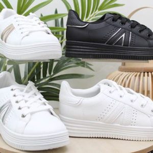 SNEAKERS CÓMODA EN SUAVE POLIPIEL REF909
