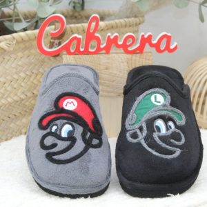 Zapatilla casa anatómica marca Cabrera con piso ultraligth