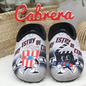 Zapatilla casa divertida de la marca Cabrera con plantilla extraible,ref3656