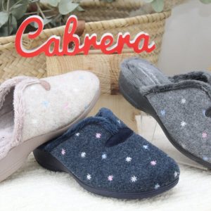 Zapatilla casa de la marca Cabrera con piso vulcanizados,ref5640