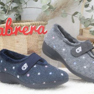 Zapatilla casa de la marca cabrera con piso vulcanizado,ref5640
