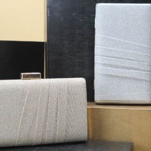 CARTERA FIESTA RIGIDA GLITER METALIZADA REF20501