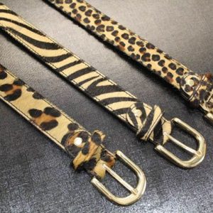 CINTURON ANIMAL PRINT TODO EN PIEL REF01