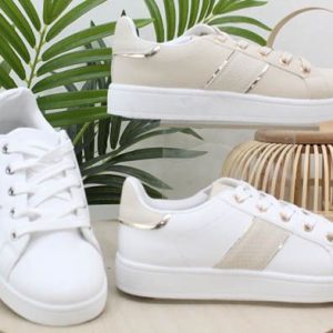 SNEAKERS BASICA EN SUAVE POLIPIEL REF 703