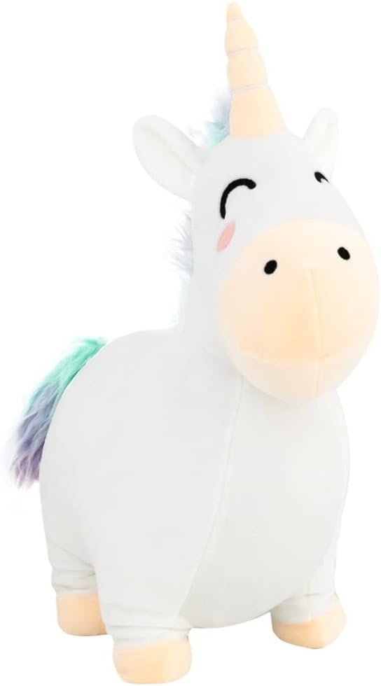 MR. WONDERFUL – Peluche unicornio Mr Wonderful cojin decorativo multicolor suave regalo niña mujer - Imagen 3