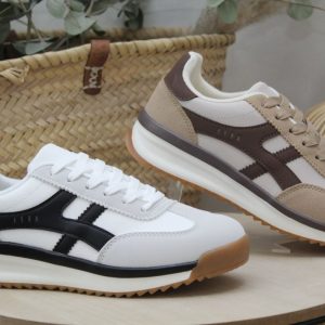 Sneakers basica en suave poli piel del 36 al 41,ref16