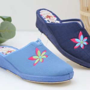 Zapatilla casa Alcalde con cuña de 4cm,ref8321