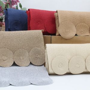 Bolso-Bnadolera en tejido rafia,ref0002